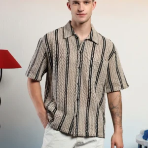 KOTTY Men Regular Fit Striped Spread Collar Casual Shirt - Styling Icon