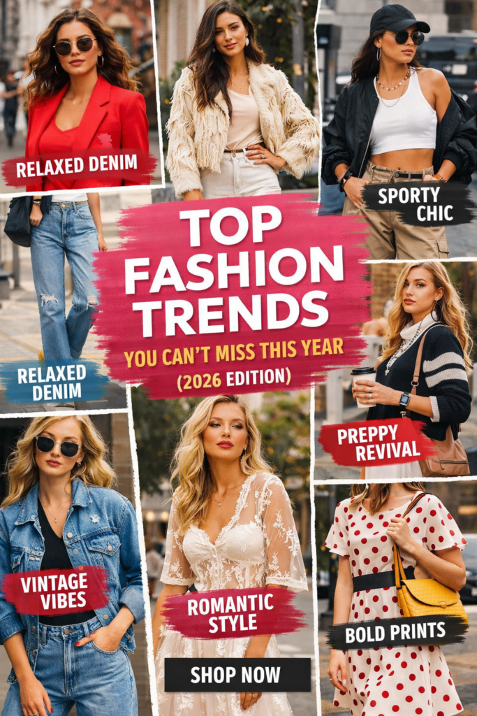 Top Fashion Trends You Can’t Miss This Year (2026)